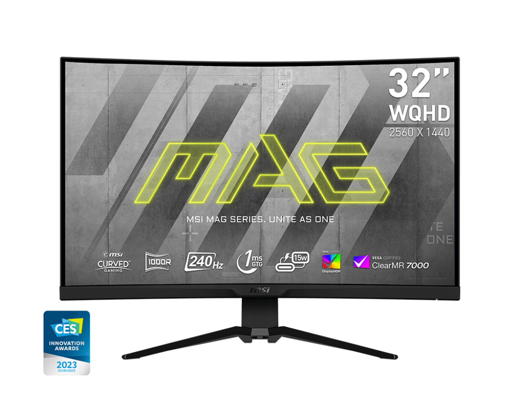 MSI - LED-backlit LCD monitor - Curved Screen - 32" - 2560 x 1440 - HDMI - WQHD 240Hz HDMI DP