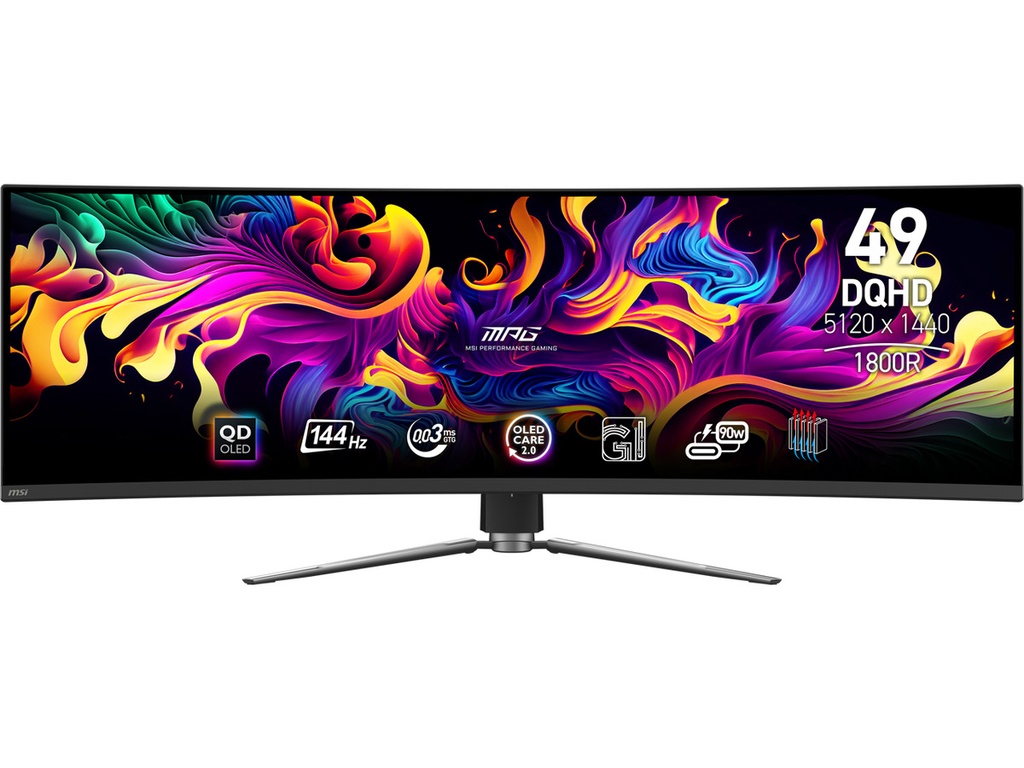 MSI - LED-backlit LCD monitor - Curved Screen - 49" - MPG 491CQP 144HZ 0.03 MS