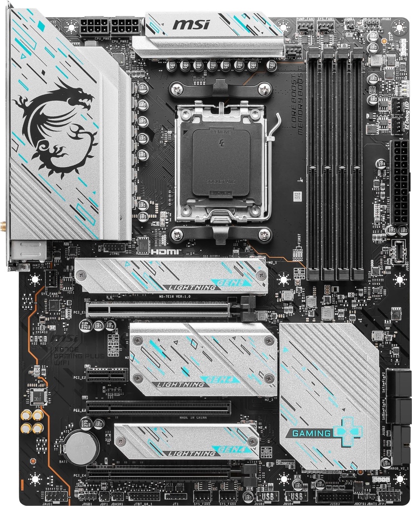 MSI - MEG X670E - Motherboard - GAMING PLUS WIFI DDR5