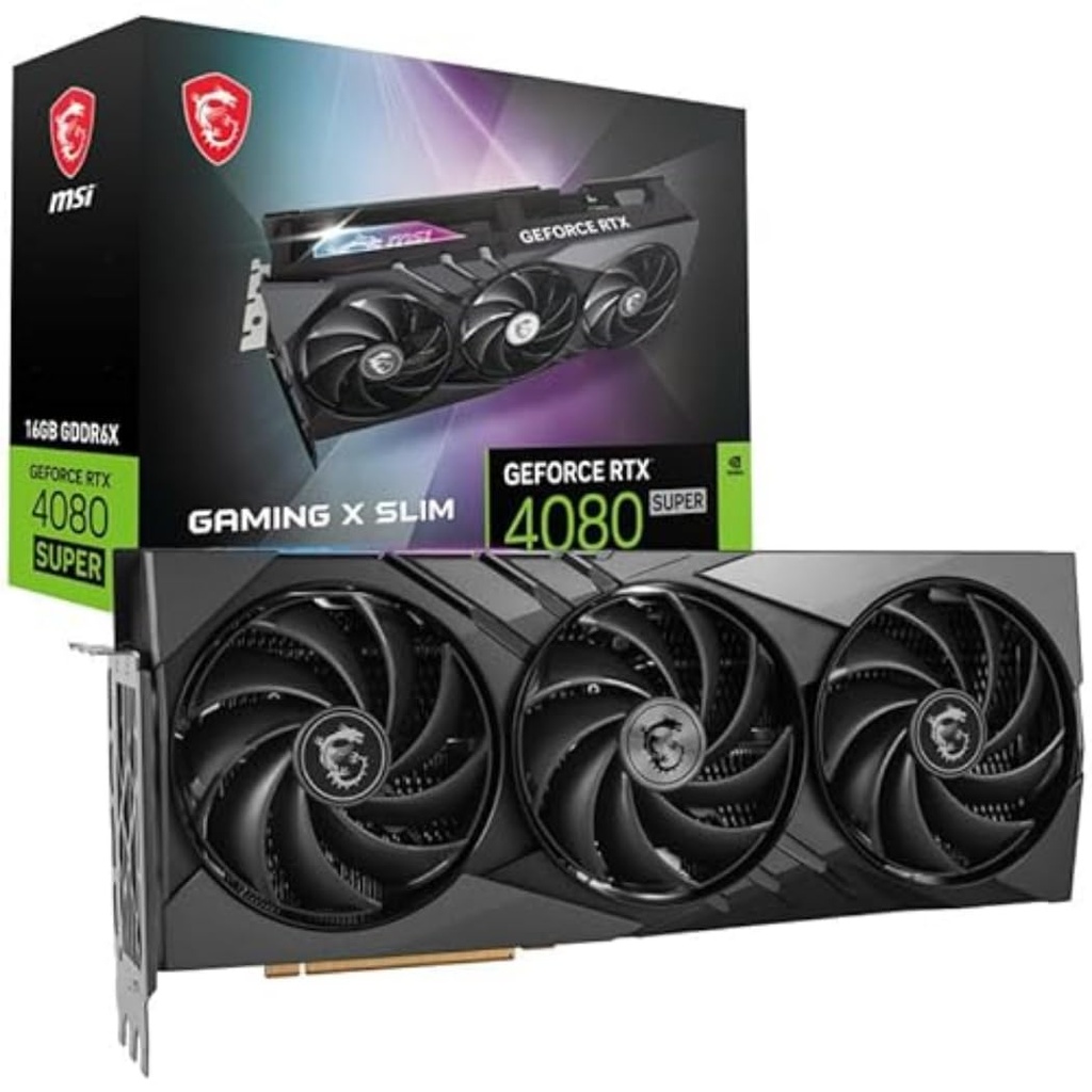 MSI - PCI Express 4.0 - NVIDIA - NVIDIA 4080 - GDDR6X SDRAM - 16G Gaming X Slim