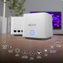 Nexxt Solutions Home - Router - Wireless Mesh - 802.11a/b/g/n/ac/ax - Desktop - Mesh routerAX18002pk