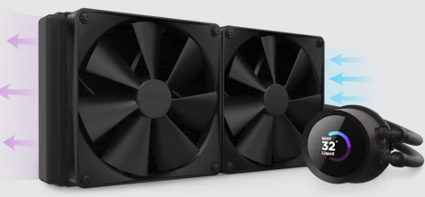 NZXT - Liquid cooling system kit - Kraken 280 Elite 280mm AIO liq