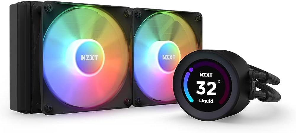 NZXT - Liquid cooling system kit - Kraken 240 Elite RGB 240mm AIO