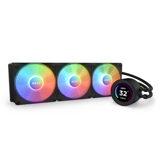 NZXT - Liquid cooling system kit - Kraken 360 Elite RGB 360mm AIO