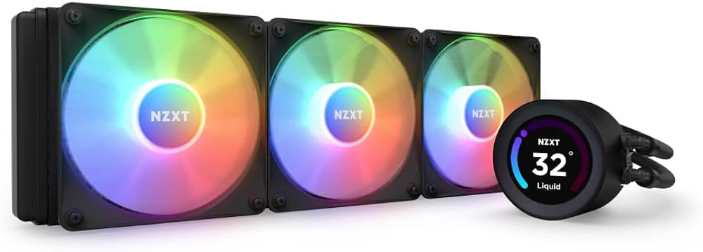 NZXT - Liquid cooling system kit - Kraken 360 Elite RGB 360mm AIO