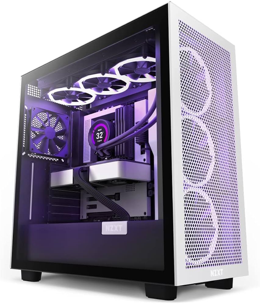 NZXT - Tower - Black/white - H7 Flow Mid ATX case