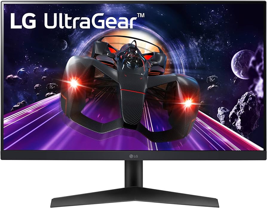LG UltraGear 24GN60R-B - Monitor LED - gaming - 24" (23.8" visible) - 1920 x 1080 Full HD (1080p) @ 144 Hz - IPS - 300 cd/m² - 1000:1 - HDR10 - 1 ms - HDMI, DisplayPort