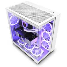 NZXT - Tower - White - H9 Flow Mid