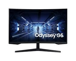 Samsung Odyssey G5 - Curved Screen - 32" - 2560 x 1440 - DisplayPort / HDMI - 144Hz