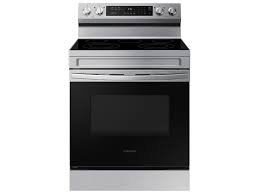 Samsung NE63A6311SS - Hornillo - autónomo - Wi-Fi - ancho: 76 cm - fondo: 72.9 cm - alto: 118 cm - con auto limpieza - acero inoxidable