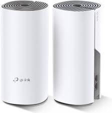 TP-LINK Deco E4 - - sistema Wi-Fi - (2 enrutadores) - hasta 2800 pies cuadrados - malla - Wi-Fi 5 - Doble banda