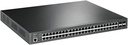 TP-Link JetStream TL-SG3452P V1 - Conmutador - Gestionado - 48 x 10/100/1000 (PoE+) + 4 x Gigabit SFP - montaje en rack - PoE+ (384 W)