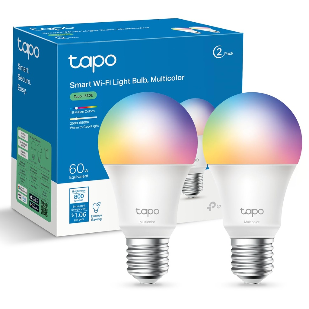 TP-Link - L530E Smart Wi-Fi Light Bulb M