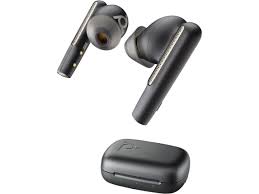 Poly Voyager Free 60+ UC - Auriculares inalámbricos con micro - en oreja - Bluetooth - cancelación de sonido activo - USB-A a través de adaptador Bluetooth - blanco arena - Certificado para Equipos de Microsoft
