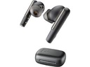 Poly Voyager Free 60+ UC - Auriculares inalámbricos con micro - en oreja - Bluetooth - cancelación de sonido activo - USB-A a través de adaptador Bluetooth - blanco arena - Certificado para Equipos de Microsoft