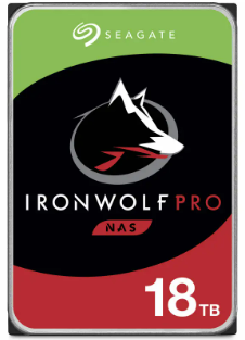 Seagate IronWolf Pro ST18000NT001 - Disco duro - 18 TB - interno - 3.5" - SATA 6Gb/s - 7200 rpm - búfer: 256 MB - con Recuperación de datos Seagate Rescue de 3 años