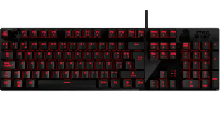 Primus Gaming - Keyboard - Wired - Spanish - USB - Ergonomic Design - Darth V PKS-S092DV-S