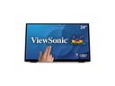 ViewSonic TD2465 - Monitor LED - 24" (23.8" visible) - pantalla táctil - 1920 x 1080 Full HD (1080p) - VA - 250 cd/m² - 3000:1 - 7 ms - HDMI, VGA, DisplayPort - altavoces
