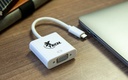 Xtech - Display adapter - USB Type C - VGA - Glossy white - XTC-551