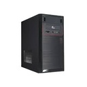 Xtech - Desktop - Micro ATX - All black - pc case 600W ps logo