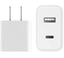 Xiaomi Mi - Adaptador de corriente - 33 vatios - 3 A - PD - 2 conectores de salida (USB, 24 pin USB-C)