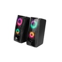 Xtech - Incendo Speakers - 2.0-channel - Negro - Gaming - Led lights - USB powered 