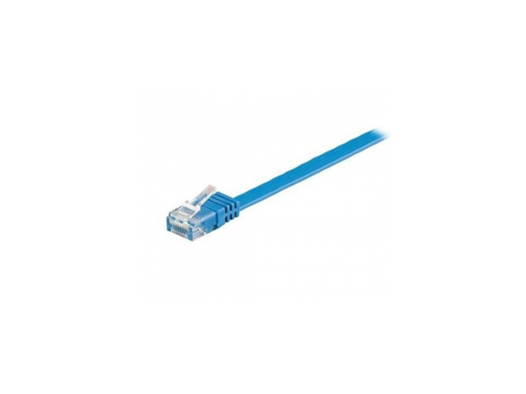 Patch cord Cat6 Azul 1 FT PLANO (PATCH CORD)