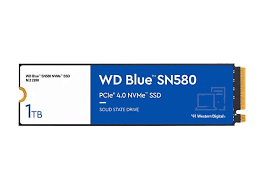 WD Blue SN580 WDS100T3B0E - SSD - 1 TB - interno - M.2 2280 - PCIe 4.0 x4 (NVMe)