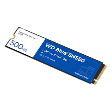 WD Blue SN580 - SSD - 500 GB - interno - M.2 2280 - PCIe 4.0 x4 (NVMe)