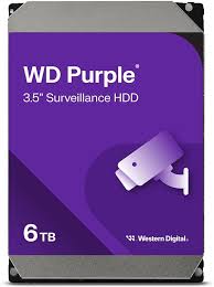 WD Purple WD64PURZ - Disco duro - 6 TB - vigilancia - interno - 3.5" - SATA 6Gb/s - 5400 rpm - búfer: 256 MB