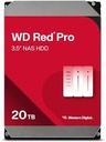 WD Red Pro WD201KFGX - Disco duro - 20 TB - interno - 3.5" - SATA 6Gb/s - 7200 rpm - búfer: 512 MB