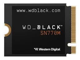 WD_BLACK SN770M WDS100T3X0G - SSD - 1 TB - unidad móvil de juegos - interno - M.2 2230 - PCIe 4.0 x4 (NVMe)