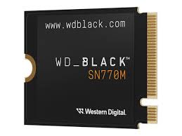 WD_BLACK SN770M WDS200T3X0G - SSD - 2 TB - unidad móvil de juegos - interno - M.2 2230 - PCIe 4.0 x4 (NVMe)