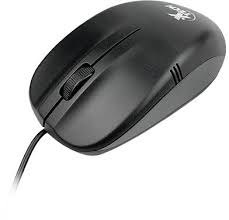 Xtech - Mouse - USB - Wired - All black - 3D 3-button XTM-205 - 1000dpi