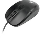 Xtech - Mouse - USB - Wired - All black - 3D 3-button XTM-205 - 1000dpi