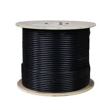 CAB-SFTP5EOU-CABLE SFTP CAT5E TEKLINK BLINDADO 4P 24AWG EXTERIOR PE NEGRO (305MTS