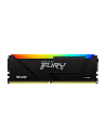 Kingston FURY Beast RGB - DDR4 - módulo - 16 GB - DIMM de 288 contactos - 3600 MHz / PC4-28800 - CL18 - 1.35 V - sin búfer - no ECC - negro