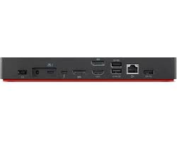 Lenovo ThinkPad Thunderbolt 4 WorkStation Dock - Estación de conexión - Thunderbolt 4 - HDMI, 2 x DP, 2 x Thunderbolt - 1GbE - 300 vatios - Estados Unidos