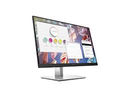 HP E24 G4 - E-Series - monitor LED - 23.8" - 1920 x 1080 Full HD (1080p) @ 60 Hz - IPS - 250 cd/m² - 1000:1 - 5 ms - HDMI, VGA, DisplayPort - plata (base), cabezal negro