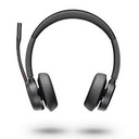 Poly Voyager 4320 - Voyager 4300 UC series - auricular - en oreja - Bluetooth - inalámbrico, cableado - USB-A - negro - Certificado por Zoom, Certificado para Equipos de Microsoft