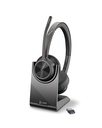 Poly Voyager 4320 - Voyager 4300 UC series - auricular - en oreja - Bluetooth - inalámbrico, cableado - USB-A - negro - Certificado por Zoom, Certificado para Equipos de Microsoft