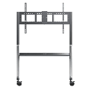 ViewSonic VB-STND-009 - Carrito - para pantalla LCD/panel plano interactivo - slim trolley - acero, polyurethane (PU) wheels - tamaño de pantalla: 65"-105" - interfaz de montaje: hasta 1000 x 600 mm