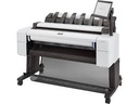 HP DesignJet T2600dr PostScript MFP - 36" impresora multifunción - color - chorro de tinta - 914 x 8000 mm, 610 x 15000 mm (original) - Rollo (91,4 cm x 91,4 m), 914 x 1219 mm (material) - hasta 0.32 minutos/página (impresión) - 2 rollos - Gigabit LAN