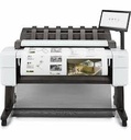 HP DesignJet T2600dr PostScript MFP - 36" impresora multifunción - color - chorro de tinta - 914 x 8000 mm, 610 x 15000 mm (original) - Rollo (91,4 cm x 91,4 m), 914 x 1219 mm (material) - hasta 0.32 minutos/página (impresión) - 2 rollos - Gigabit LAN