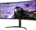 LG UltraWide 34WP65C-B - Monitor LED - curvado - 34" - 3440 x 1440 UWQHD @ 75 Hz - IPS - 400 cd/m² - 1000:1 - HDR10 - 1 ms - 2xHDMI, DisplayPort, USB-C
