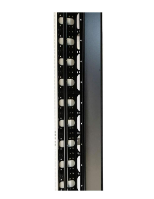 LTK-ORGV42-Organizador Vertical metalico 1pcs 42u incluye tornillos