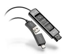 HP DA85 - Cable para auriculares - USB, 24 pin USB-C macho a Desconexión rápida macho - 1.3 m - para OMEN 40L by HP GT21-1026nd; Poly DA70, DA75, DA80, DA85-M