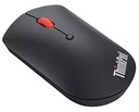 Lenovo ThinkPad Silent - Ratón - diestro y zurdo - óptico azul - 3 botones - inalámbrico - Bluetooth 5.0 - negro - al por menor
