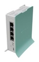 MikroTik hAP ax lite - Enrutador inalámbrico - conmutador de 3 puertos - 1GbE - Wi-Fi 6 - Wi-Fi 6 - 2,4 GHz