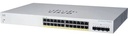 CBS220-24P-4G-NA-/Cisco Business CBS220-24P-4G PoE Power Budget 195W, número de puertos que admiten PoE 24